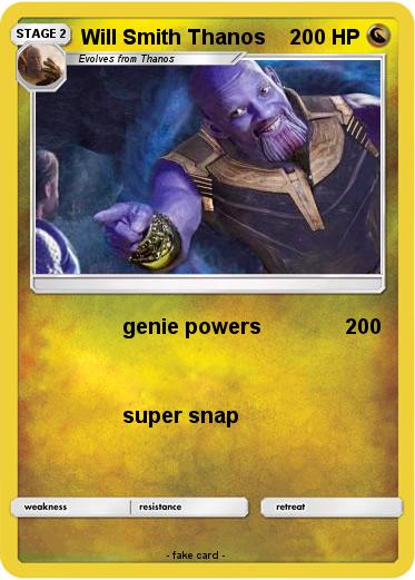 Pokemon Will Smith Thanos