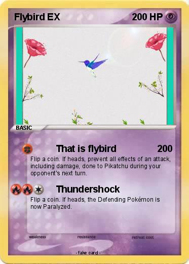 Pokemon Flybird EX