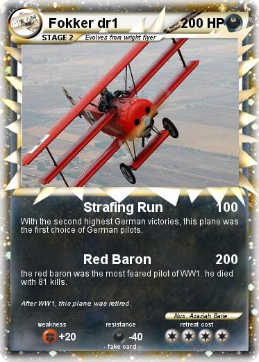 Pokemon Fokker dr1