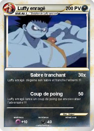 Pokemon Luffy enragé