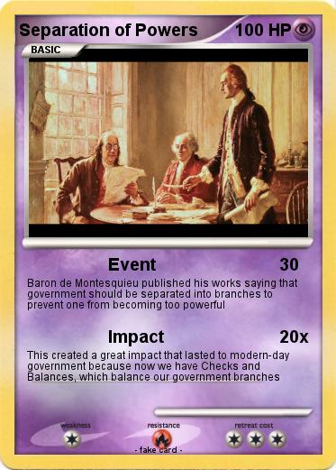 Pokemon Separation of Powers