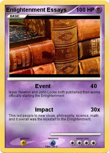 Pokemon Enlightenment Essays