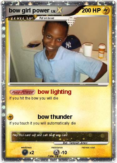 Pokemon bow girl power