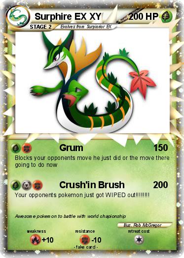 Pokemon Surphire EX XY
