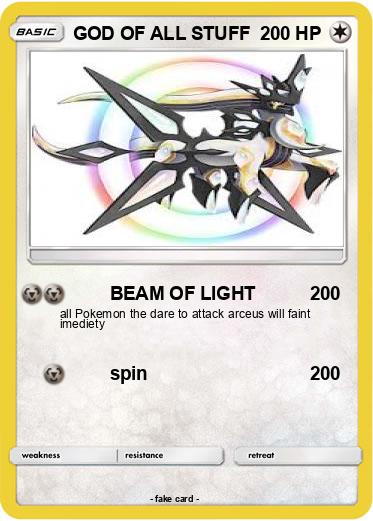 Pokemon GOD OF ALL STUFF