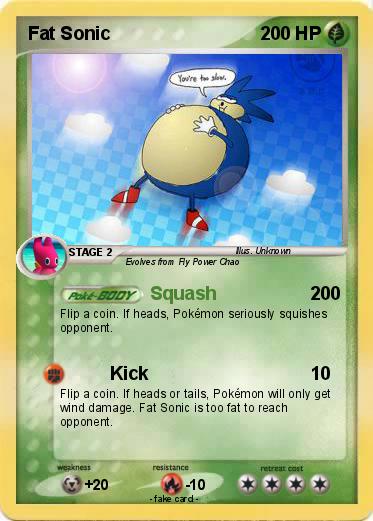 Pokemon Fat Sonic