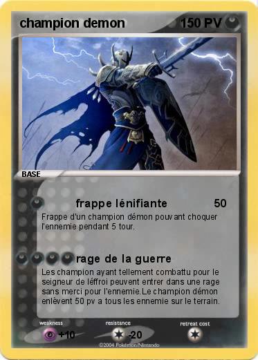 Pokemon champion demon
