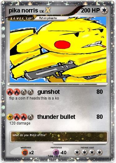 Pokemon pika norris