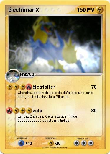 Pokemon électrimanX