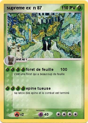 Pokemon supreme ex  n 87