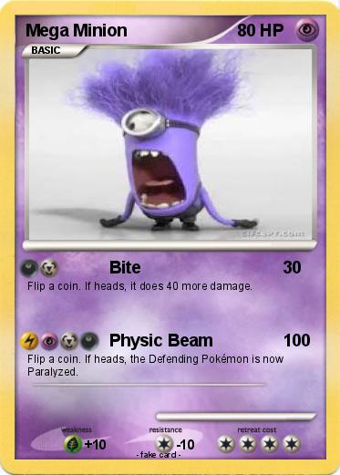 Pokemon Mega Minion