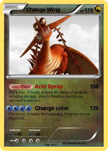Pokemon Change Wing