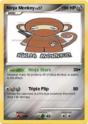 Pokemon Ninja Monkey