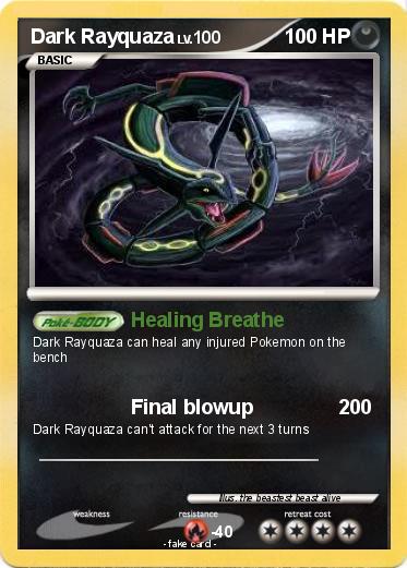 Pokemon Dark Rayquaza