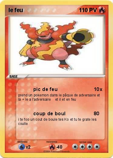 Pokemon le feu 