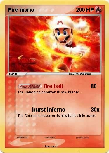 Pokemon Fire mario