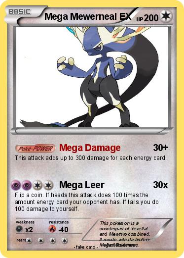 Pokemon Mega Mewerneal EX