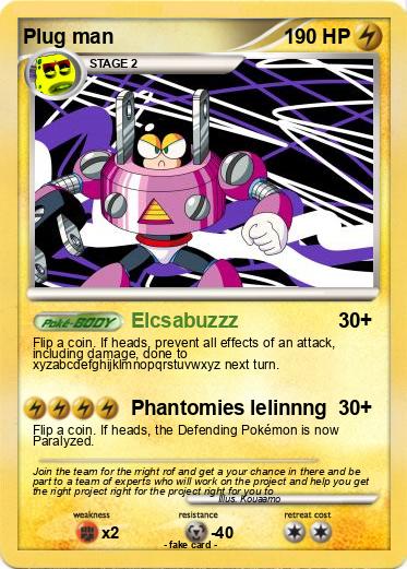Pokemon Plug man