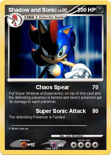 Pokemon Shadow and Sonic