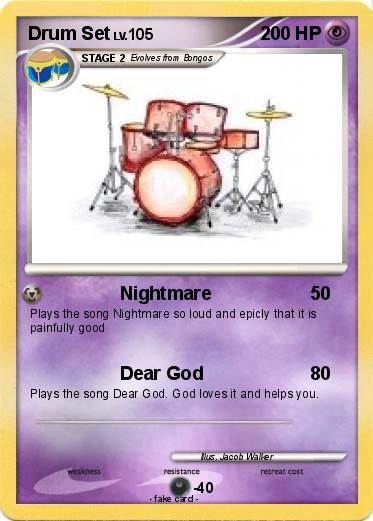 Pokemon Drum Set