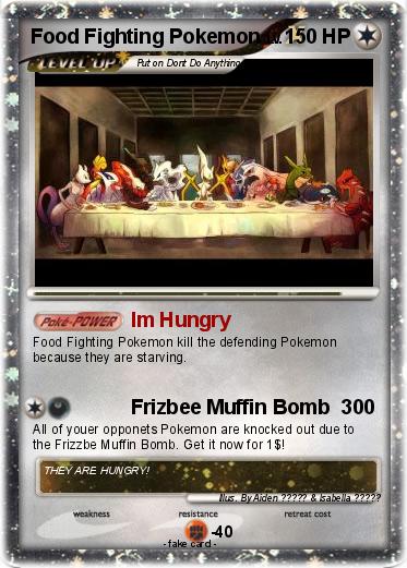 Pokemon Food Fighting Pokemon
