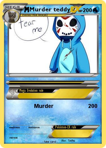 Pokemon Murder teddy