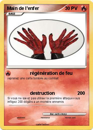 Pokemon Main de l'enfer
