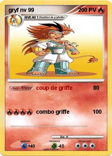 Pokemon gryf nv 99