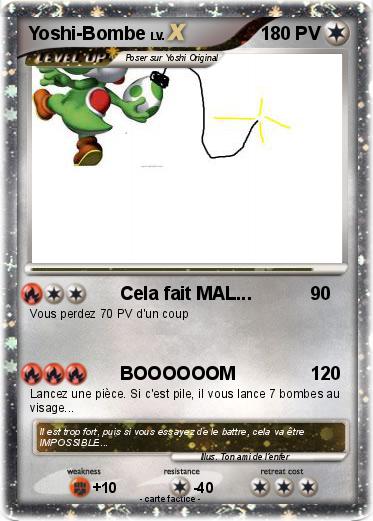 Pokemon Yoshi-Bombe