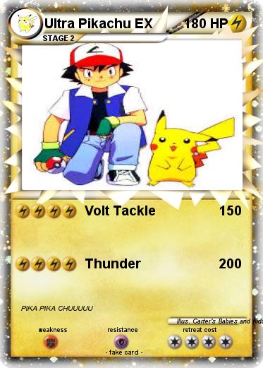 Pokemon Ultra Pikachu EX