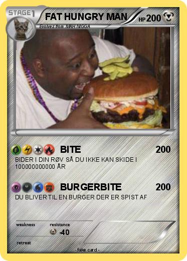 Pokemon FAT HUNGRY MAN