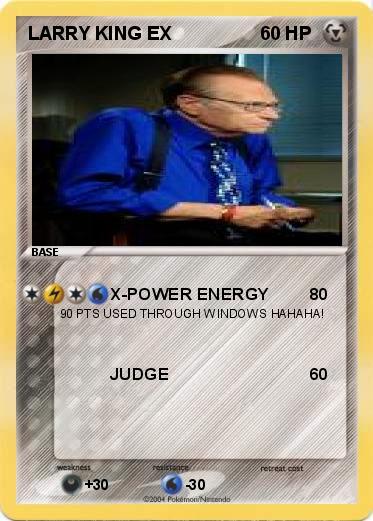 Pokemon LARRY KING EX