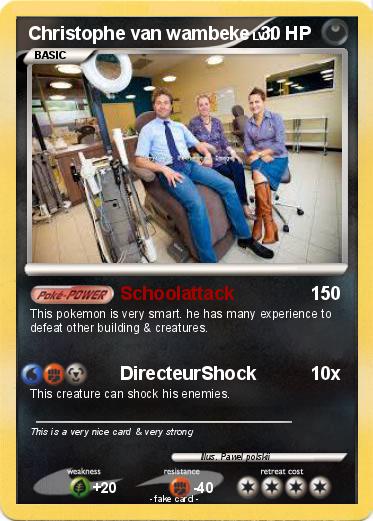 Pokemon Christophe van wambeke