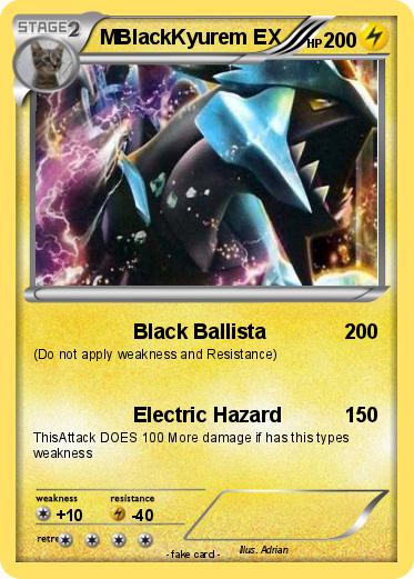 Pokemon MBlackKyurem EX