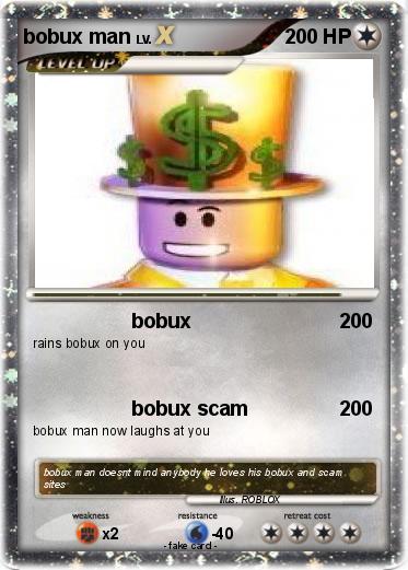 Pokemon bobux man