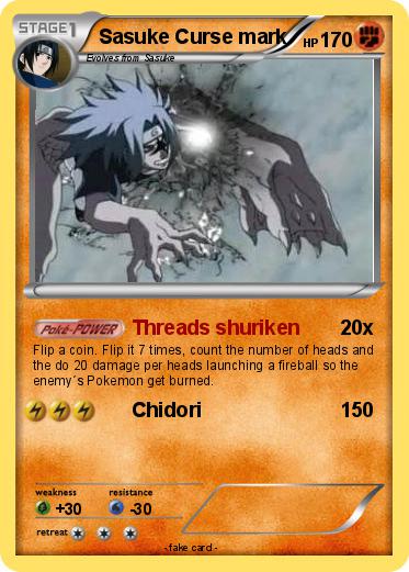 Pokemon Sasuke Curse mark