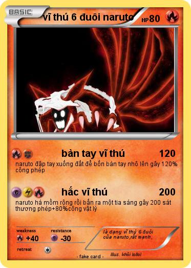 Pokemon vĩ thú 6 đuôi naruto