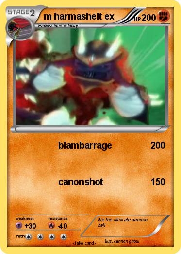 Pokemon m harmashelt ex