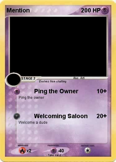 Pokemon Mention