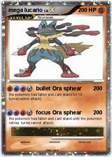 Pokemon mega lucario