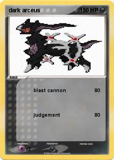 Pokemon dark arceus