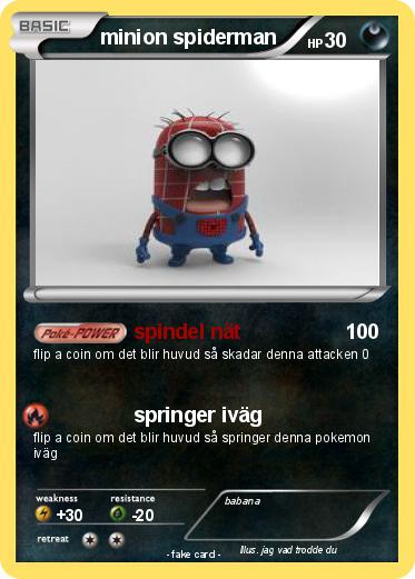 Pokemon minion spiderman