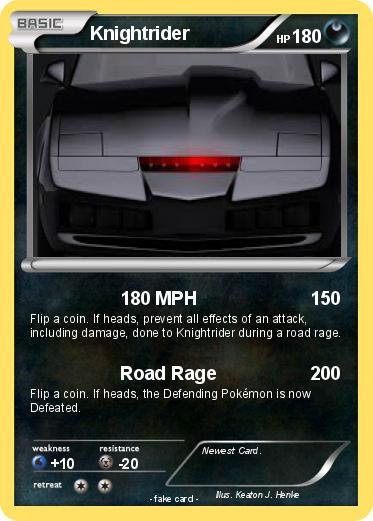 Pokémon Knightrider - 180 MPH - My Pokemon Card