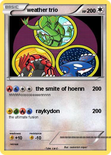 Pokemon weather trio