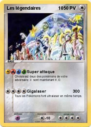 Pokemon Les légendaires              10        