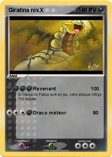 Pokemon Giratina niv.X