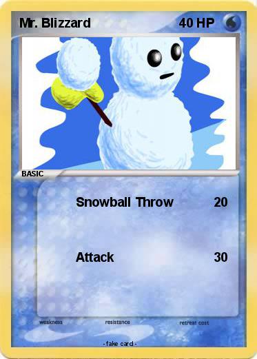 Pokemon Mr. Blizzard