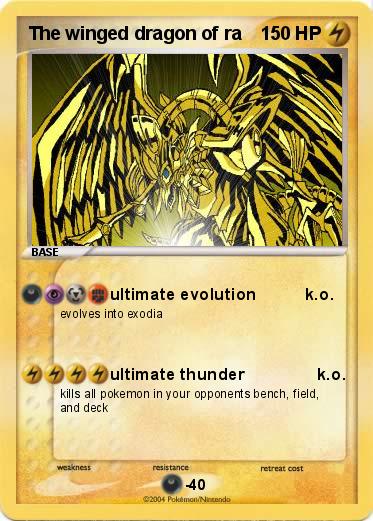 Pokemon The winged dragon of ra