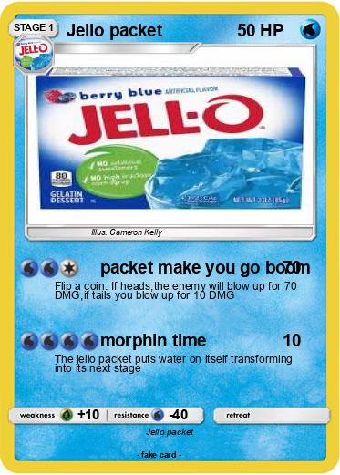 Pokemon Jello packet