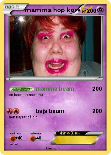 Pokemon mamma hop korv